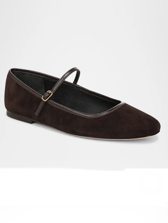 Veronica Beard Shoes - New Veronica Beard Ellie Suede Flat in Color Espresso retail $375 size 8.5